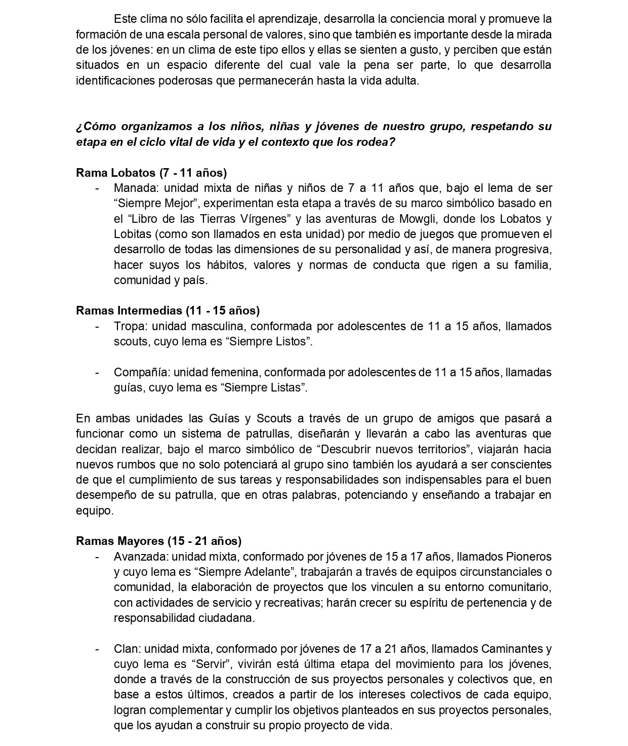 Proyecto Educativo Liceo Polivalente Alessandri Palma page 0003