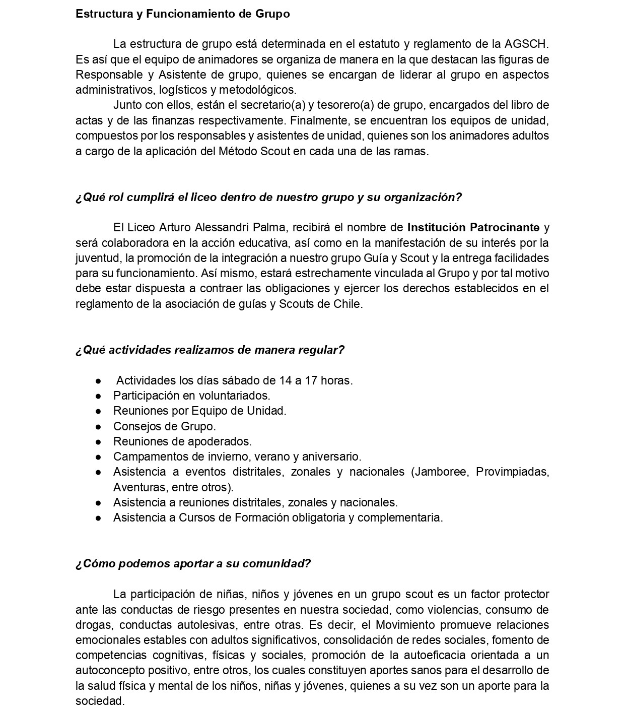 Proyecto Educativo Liceo Polivalente Alessandri Palma page 0004