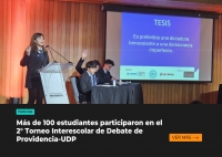 Más de 100 estudiantes participaron en el 2° Torneo Interescolar de Debate de Providencia